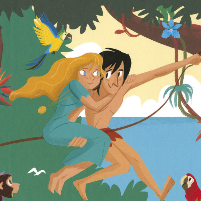 Tarzan - Illustrazioni di Simone Frasca